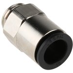 3101 10 13, LF3000 Series Straight Threaded Adaptor, G 1/4 Male to Push In 10 ...
