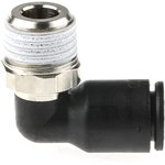 3109 08 13, LF3000 Series Elbow Threaded Adaptor, R 1/4 Male to Push In 8 mm ...