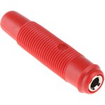 931804101, Red Female Banana Socket, 4 mm Connector, Solder Termination, 16A ...