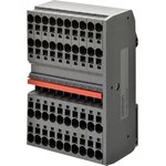 XW6T-COM2.5X40RD, XW6T Series Red DIN Rail Terminal Block, 0.14 2.5mm² ...