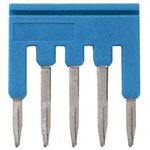 XW5S-P1.5-5BL, Terminal Block Tools & Accessories Shrt Bar 1.5mm 5 pole Blue
