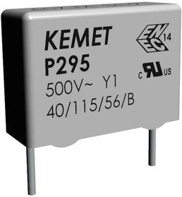 P295BL332M500A, Safety Capacitors 500volts 3300pF 20% LS=15mm