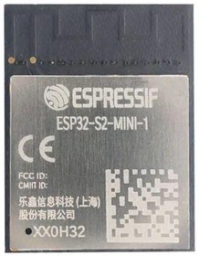 ESP32-S2-MINI-1-N4, Модуль: IoT; WiFi; PCB; ADC,DAC,GPIO,I2C, I2S,PWM,SDIO,SPI,UART