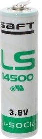 Фото 1/2 LS14500 2PF (А316/LR06/AA), Элемент питания литиевый 2600 mAh, 14.5х50 (1шт) 3.6В