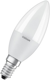 Фото 1/5 Лампа светодиодная LED Star Classic B 75 8W/840 8Вт свеча матовая 4000К нейтр. бел. E27 806лм 220-240В пластик. OSRAM 4058075210776