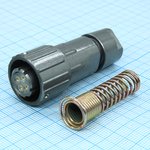 FQ14-4TK-7, Розетка на кабель 4 контакта