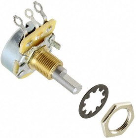450T328F103A1A1, Rotary Potentiometer, Carbon Element, 10 kOhm, 1Turn, Linear, 500 mW, ± 10%