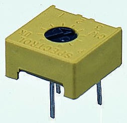 M63M203KB40, Trimmer Resistors - Through Hole 3/8"SQ 20Kohms 10% Single Turn Cermet