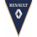 Треугольный вымпел RENAULT фон синий S05101070