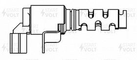 SVC1911, Клапан эл. рег. фаз ГРМ для а/м Toyota Yaris (10-) 1.3i выпуск. (SVC 1911)