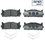 SN947, Дисковые тормозные колодки ADVICS (2 шт.);Дисковые тормозные колодки ADVICS