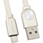 USB кабель JOYROOM DAWN Series S-M339 USB Type-C 1м плоский метал. разъемы (золотой)