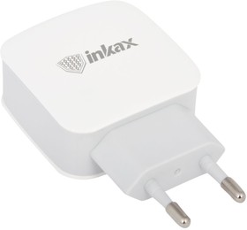 Фото 1/5 Зарядное устройство inkax CD-28 Nice Trip 2xUSB, 2.1А + кабель MicroUSB 1м (белый)