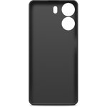 Чехол (клип-кейс) BORASCO для Xiaomi Poco C65, черный [72855]