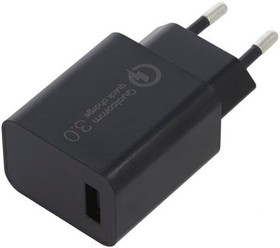 Фото 1/2 QC 3.0, Заряд.устр: USB; Uпит: 100-240ВAC; Вых: USB; Вилка: EU; 5/9/12В; 3А