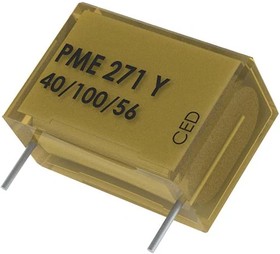 PME271Y410MR19T0, Safety Capacitors 250V 1kVDC 1000pF 20% LS=10.2mm