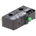 DB3C-A1AA, Switch Snap Action N.O./N.C. SPDT Button Solder 0.1A 250VAC 80VDC 1.47N Screw Mount