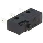 DB2C-B1AA, Switch Snap Action N.O./N.C. SPDT Button Quick Connect 10.1A 250VAC ...