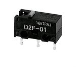 D2F, Switch Snap Action N.O./N.C. SPDT Pin Plunger 3A 125VAC 30VDC 1.47N ...