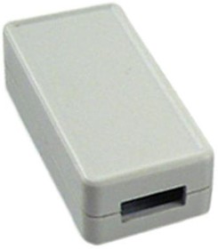 Фото 1/4 1551USB3GY, Корпус: для USB, Х: 30мм, Y: 65мм, Z: 15,5мм, ABS, серый