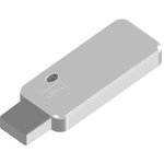 TEK-USB.30, Корпус: для USB, Х: 25мм, Y: 58мм, Z: 10мм, TEK-BERRY, светло-серый