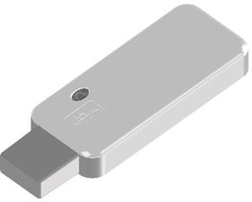 Фото 1/2 TEK-USB.30, Корпус: для USB, Х: 25мм, Y: 58мм, Z: 10мм, TEK-BERRY, светло-серый