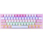 REDRAGON FIZZ бело-розовая Игровая клавиатура (USB, OUTEMU BROWN, 61 кл. ...