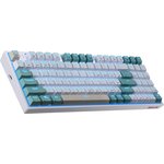REDRAGON VEIGAR бело-голубая Игровая беспроводная клавиатура (USB, Bluetooth ...