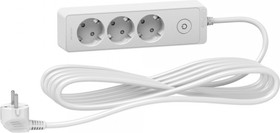 Schneider Electric Unica Extend Бел Удлинитель 3 розетки 2К+З, кабель 5м