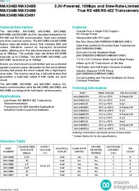 Max3490 Module MAX3490ESA+, IC TRANSCEIVER FULL 1/1 8SOIC – купить оптом и в розницу