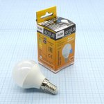 Лампа LED Ecola 10W хол шар (269), (E14), E14,4000k,82* 45,G45,композит