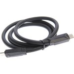 NBQ233B Black, Кабель USB Type C-USB Type C 1м черный XO