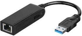 Фото 1/2 DUB-1312, USB Network Adapter, 1Gbps, USB-A Plug - RJ45 Socket