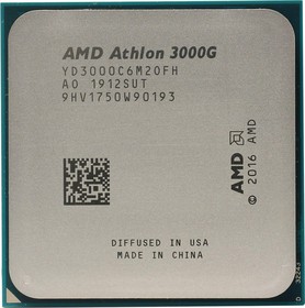 Фото 1/2 Процессор AMD Athlon 3000G OEM sAM4 (YD3000C6M2OFH) OEM