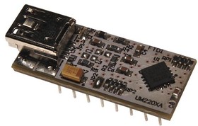 Фото 1/3 UMFT220XA-01, Модуль USB, USB-SPI, DIP16,USB B mini, 4Мбит/с, Шаг 2,54мм