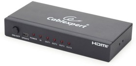 Разветвитель HDMI HD19F/4x19F, 1 компьютер=4 монитора, Full-HD, 3D, 1.4v DSP-4PH4-02