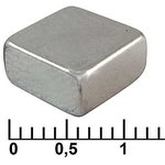 B 8X8X4 N35, (Магнит квадратный), Магнит самарий-кобальтовый класс N35 8х8х4 квадрат