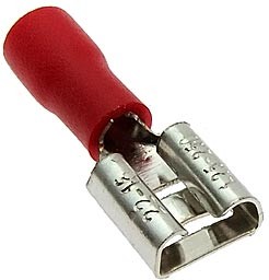 Фото 1/4 FDD1.25-250 RED, Клемма ножевая изолированная FDD1.25-250 HST, красная