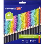 Карандаши художественные цветные BRAUBERG ART CLASSIC, 48 цветов ...