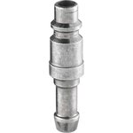 IRP 086808P, Treated Steel Plug for Pneumatic Quick Connect Coupling, 8mm Hose Barb