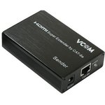 DD471, VCOM RJ45,HDMI (f) - RJ45,HDMI (f) 60м, Удлинитель