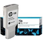 Картридж струйный HP 728 F9J68A мат.чер. 300мл для DJ T730/T830