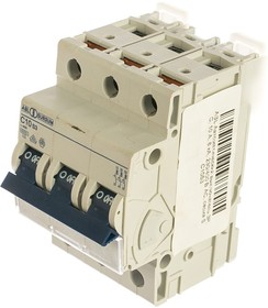 Автоматический выключатель 3P, C, 10 A, 6 кА, 230/400 В AC, серия S C10S3