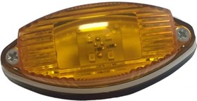 Боковой габаритный светодиодный фонарь ДАЛИ-авто, желтый с прокладкой ГФ2-00LED DA-02152