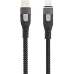 USB-C кабель WK Fast WDC-088i Lightning 8-pin, PD 18W, 1м, нейлон (черный)