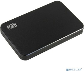 Фото 1/3 AgeStar 3UB2A18 (BLACK) USB 3.0 Внешний корпус 2.5" SATA , алюминий+пластик, черный