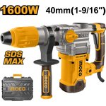Перфоратор SDS-Max 1600 Вт (2) INGCO RH1600388 INDUSTRIAL