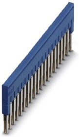 Фото 1/2 3036929, FBS 20-5 BU 20-Pole Jumper Bar for Modular Terminal Block