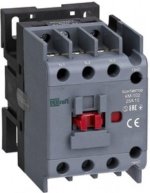 Контактор КМ-102 3п 25А кат. 230В AC 1НО AC-3 AC-4 DEKraft 22004DEK ...