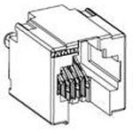 6116201-2, Modular Connectors / Ethernet Connectors MJ TE 8P COMPL.PIN CAT5 NO